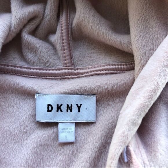 DKNY ELEVATED LEISURE VELOUR HOODIE - Picture 5 of 7